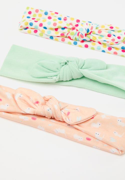 Pop Candy - 3 Pack bowknot headbands - multi