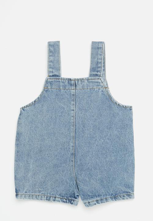 Pop Candy - Denim dungaree - stonewash