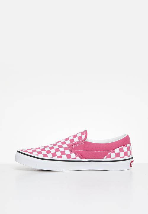 Vans - Classic Slip-On-Color Theory Checkerboard Honeysuckle