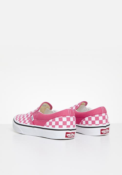 Vans - Classic Slip-On-Color Theory Checkerboard Honeysuckle