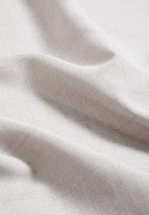 Sixth Floor - Capri Texture Eyelet Curtain - Grey