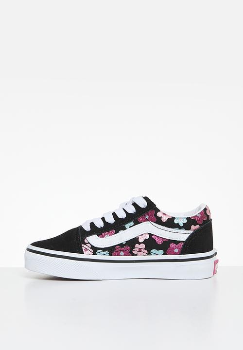 Vans - Old Skool- Glitter Flower Power Multi/True White