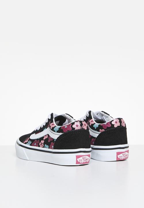 Vans - Old Skool- Glitter Flower Power Multi/True White