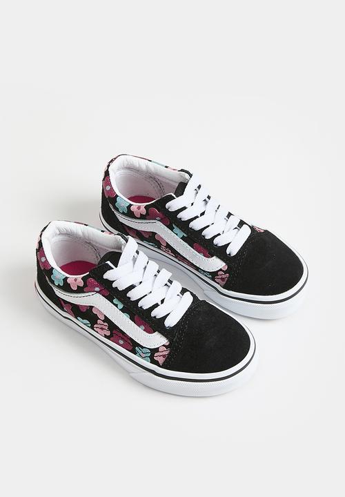 Vans - Old Skool- Glitter Flower Power Multi/True White