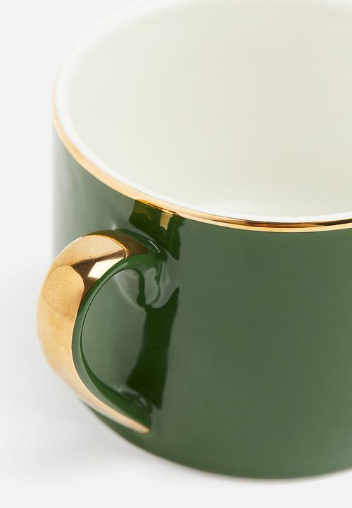 H&M - Porcelain cup - green