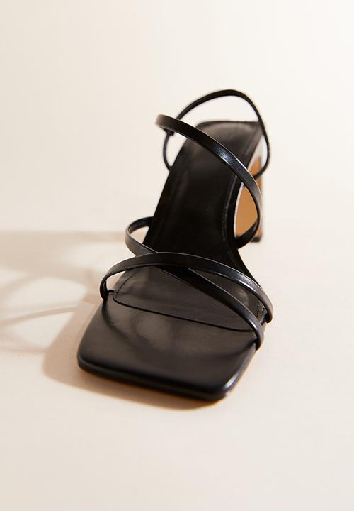 H&M - Block-heeled sandals - black