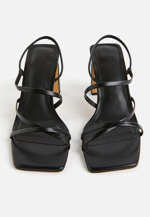 H&M - Block-heeled sandals - black