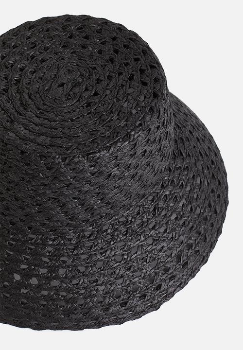 H&M - Straw hat - black
