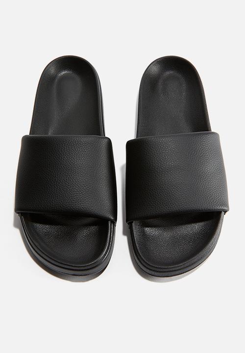 H&M - Pool slides - black