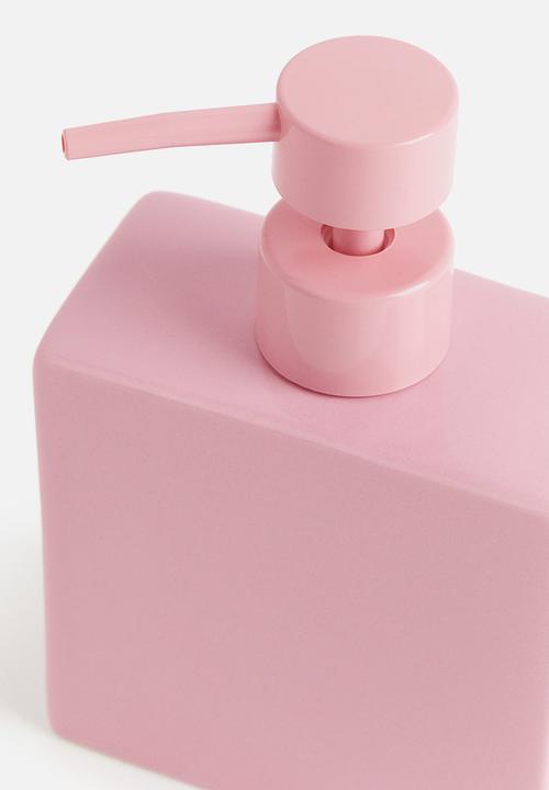H&M - Stoneware soap dispenser - light pink