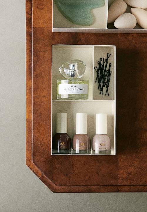 H&M - Metal tray - light beige