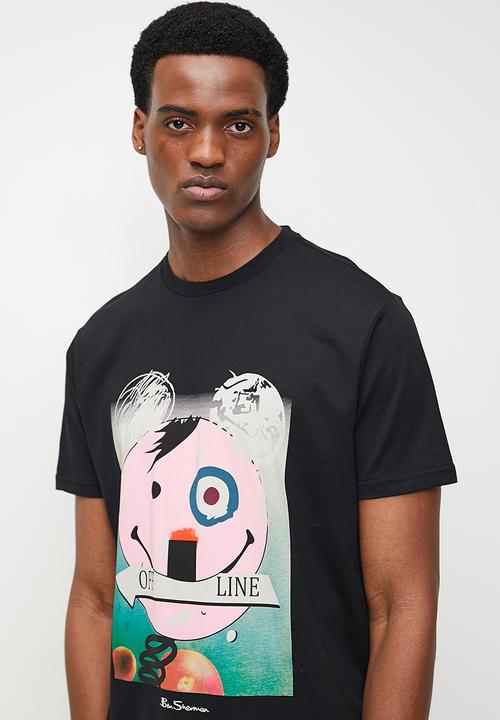 Ben Sherman - Off Line Texture T-Shirt - Black