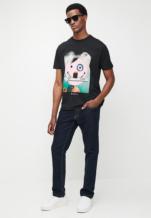 Ben Sherman - Off Line Texture T-Shirt - Black