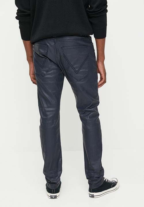 Valenta - Ricardo Slim waxed jean - Navy
