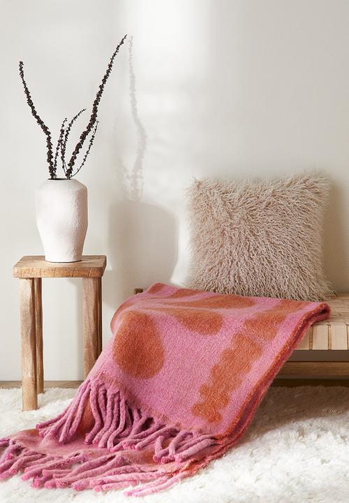 H&M - Floral blanket - pink floral