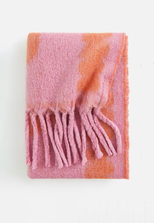 H&M - Floral blanket - pink floral