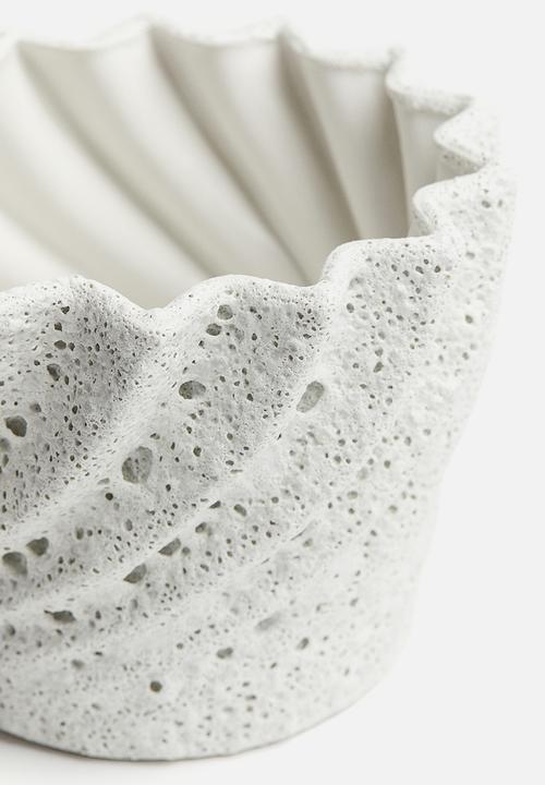 H&M - Stoneware plant pot - white