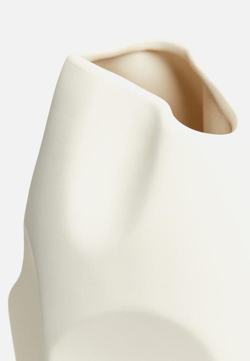 H&M - Stoneware vase - white