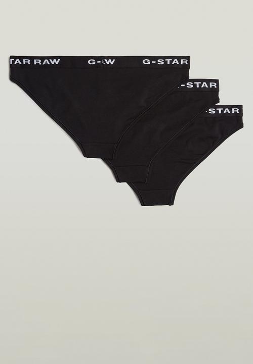 G-STAR - Brief Wmn 3 Pack - Black