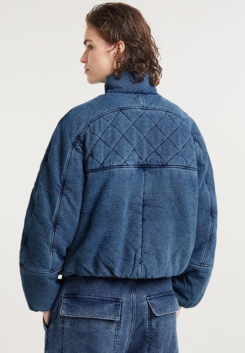 G-STAR - Padded Cocoon Bomber Wmn - Faded Indigo Shield