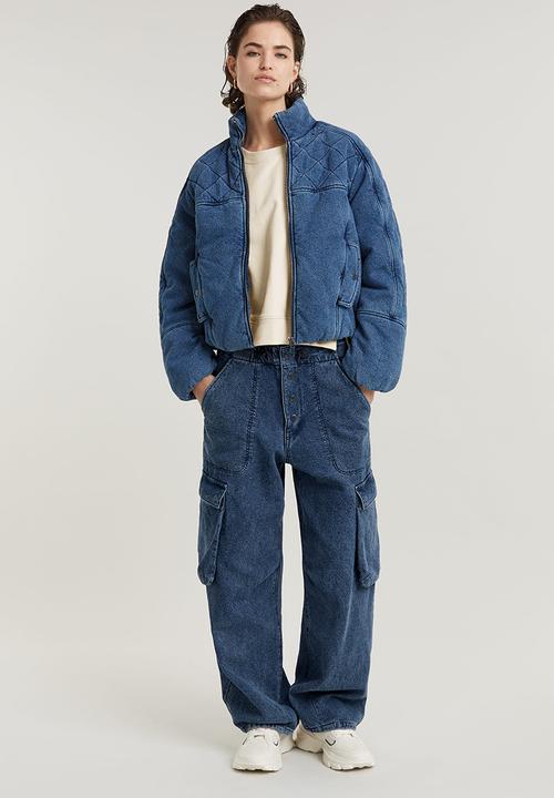 G-STAR - Padded Cocoon Bomber Wmn - Faded Indigo Shield