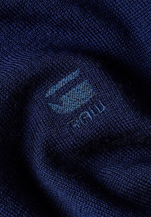 G-STAR - Premium core dunda polo knit - imperial blue