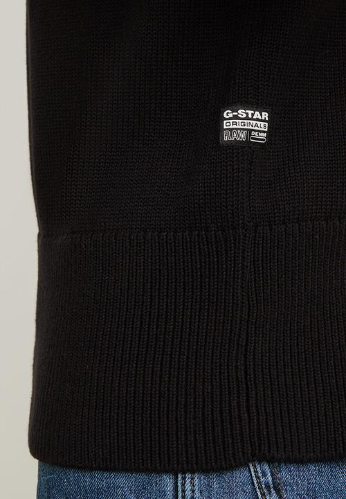 G-STAR - Fisherman turtle knit - dk black