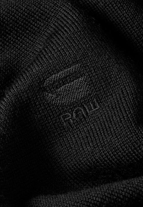 G-STAR - Premium core dunda polo knit - dk black