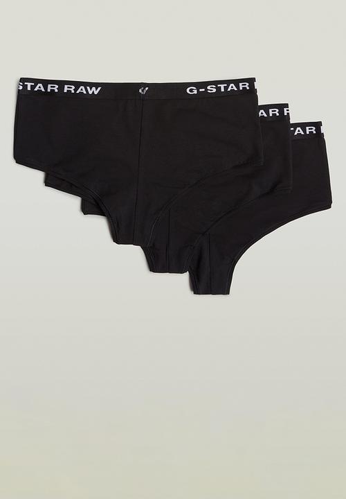 G-STAR - Hipster Wmn 3 Pack - Black