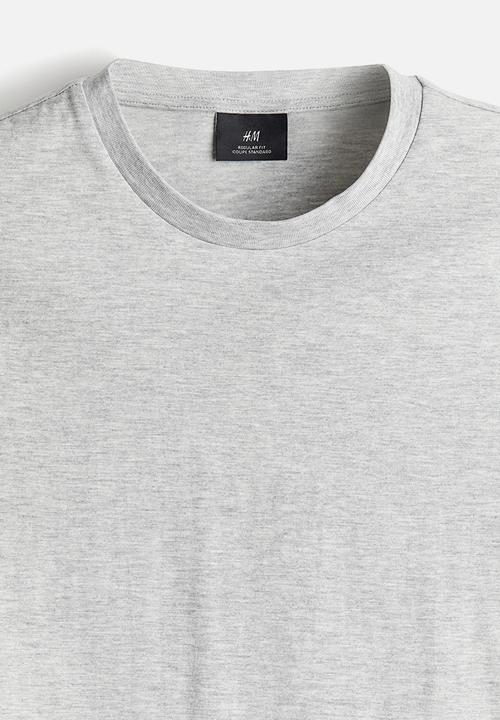 H&M - Regular fit t-shirt - grey