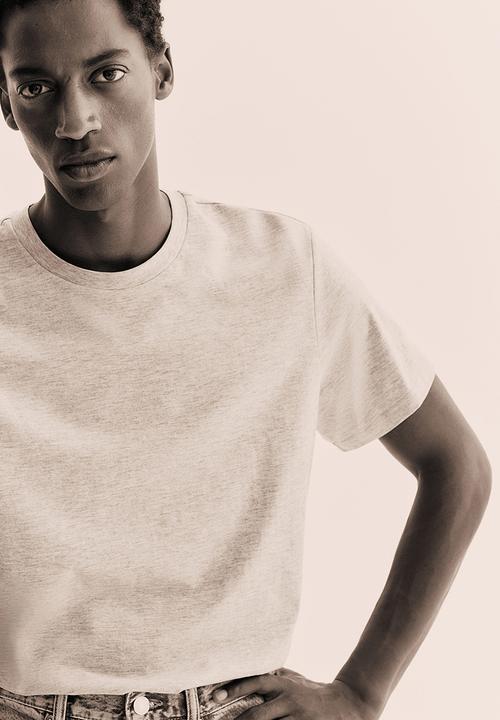 H&M - Regular fit t-shirt - grey