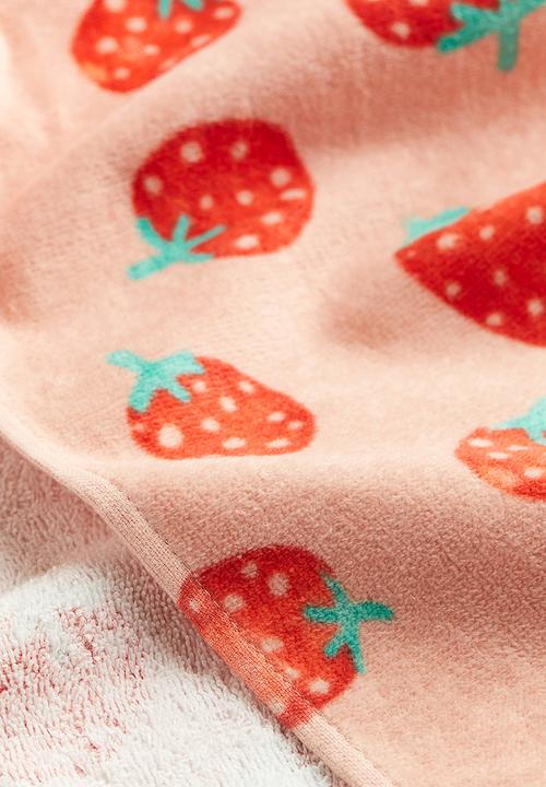 H&M - Patterned bath towel - pink