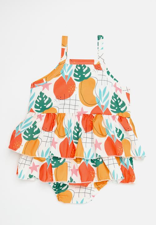 Pop Candy - Printed tiered dress - multi