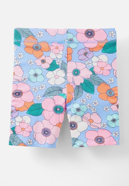 Cotton On - Hailey bike short - open air/margot floral