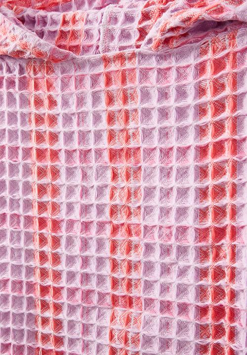 Cotton On - Kids hooded towel - lilac drop/check waffle