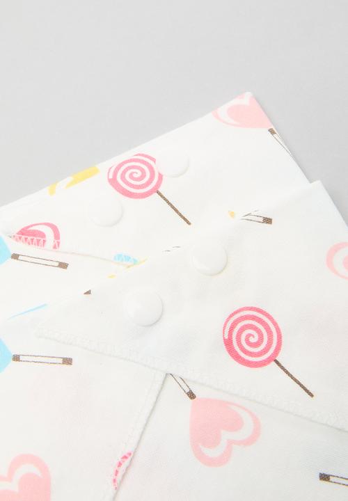 Pop Candy - 2 Pack printed bib set - multi