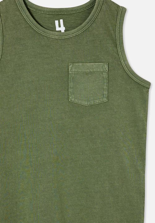 Cotton On - The essential tank - swag green wash