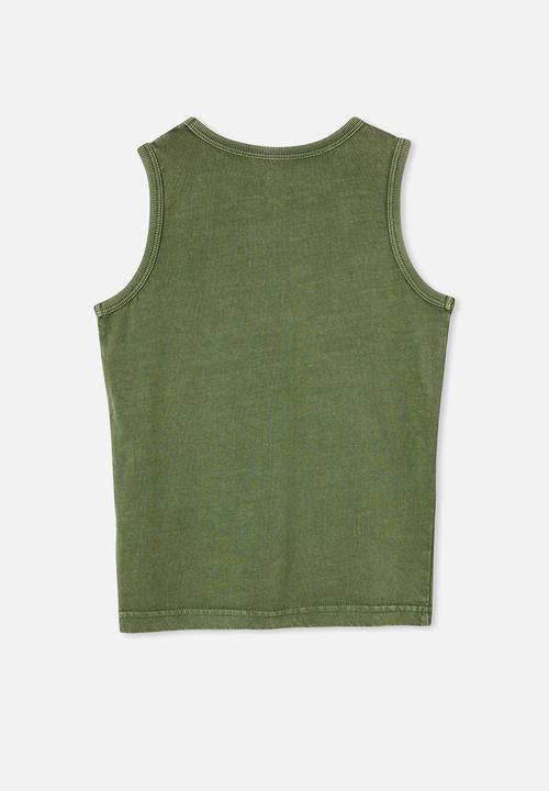 Cotton On - The essential tank - swag green wash