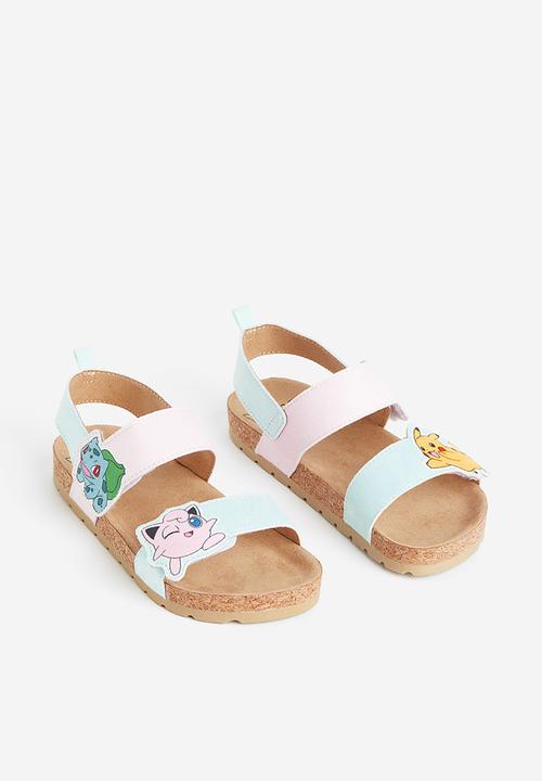 H&M - Ankle strap sandals - turquoise multi