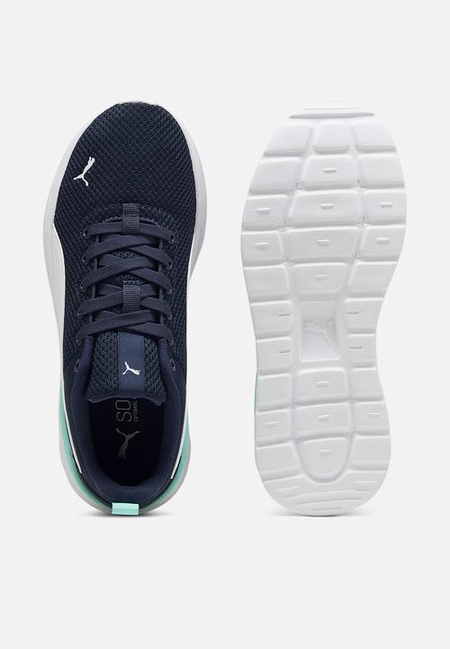 PUMA - Anzarun Lite Jr - Club Navy-Puma White-Mint