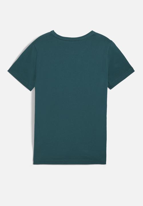 PUMA - Ess Logo Tee B - Cold Green