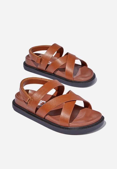Cotton On - Blair multi strap sandal - tan