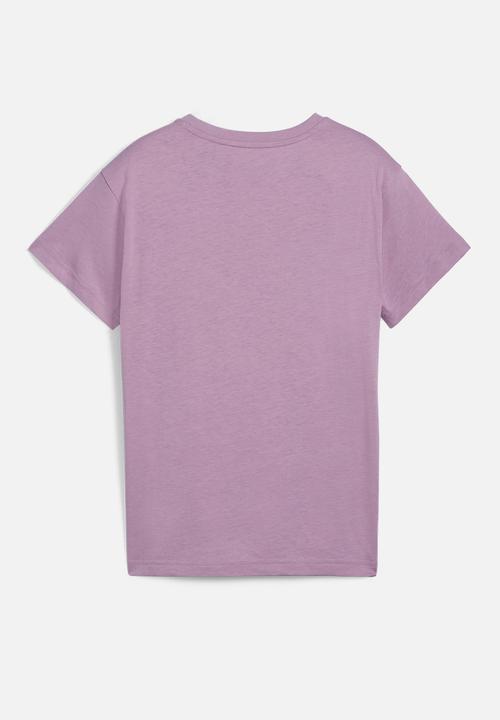 PUMA - Ess+ Graphic Tee G - Mauved Out