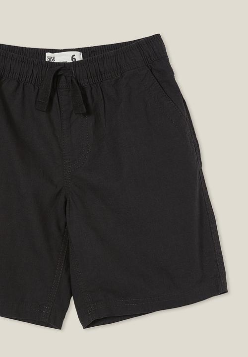 Cotton On - Eric easy short - black texture