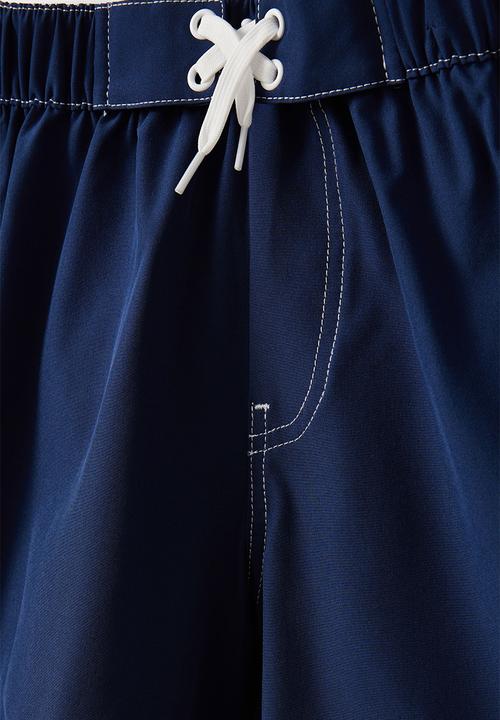 Cotton On - Bobby stretch board short - in the navy/white stitch