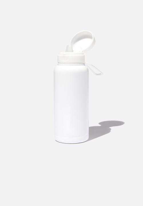 Typo - Grab And Go Drink Bottle 1L - White