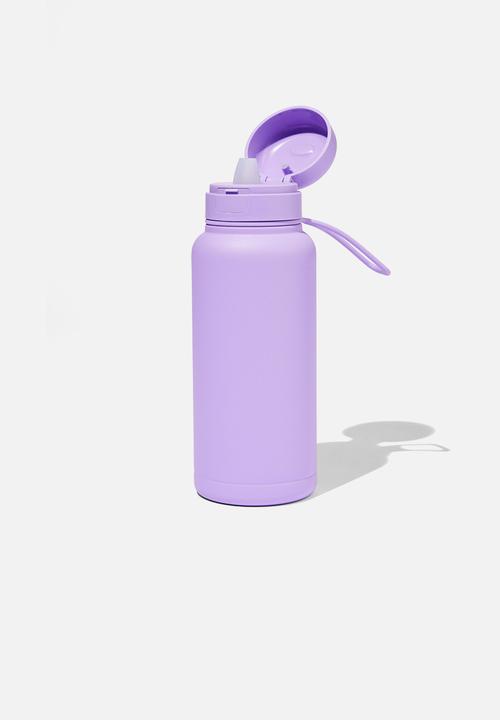 Typo - Grab And Go Drink Bottle 1L - Purple Rose