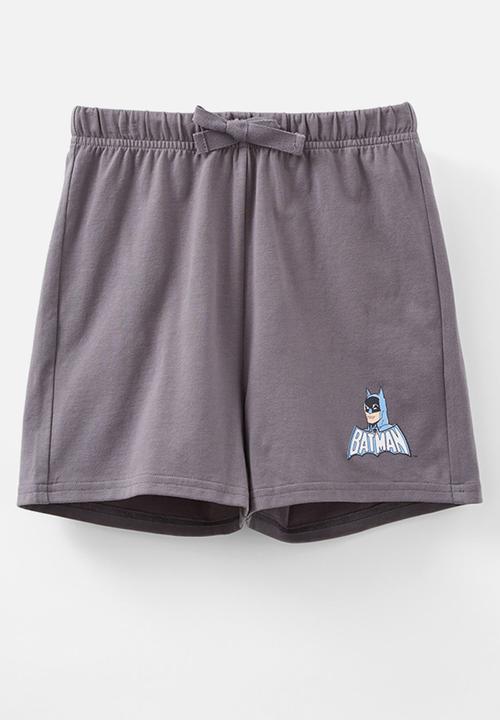 Cotton On - Jordan short sleeve pyjama set license - lcn wb rabbit grey/batman glow