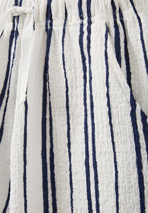 Cotton On - Hallie short - in the navy/stripe