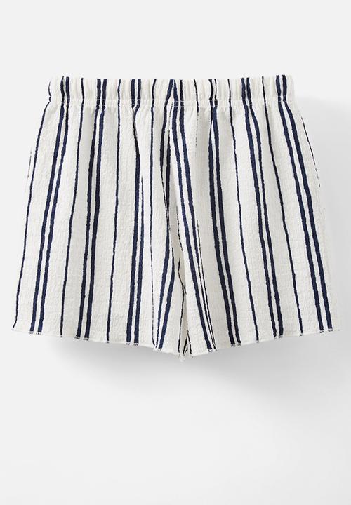 Cotton On - Hallie short - in the navy/stripe